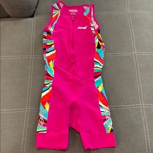 Zoot Girls Protege Triathalon Racesuit Youth Large